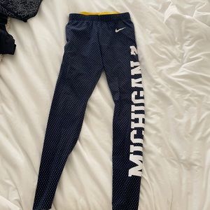 Nike Michigan Wolverine Leggings
